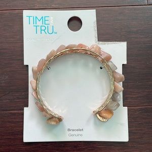 Faux Stone And Gold Bracelet